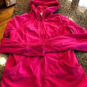 Lululemon Pink zip up jacket